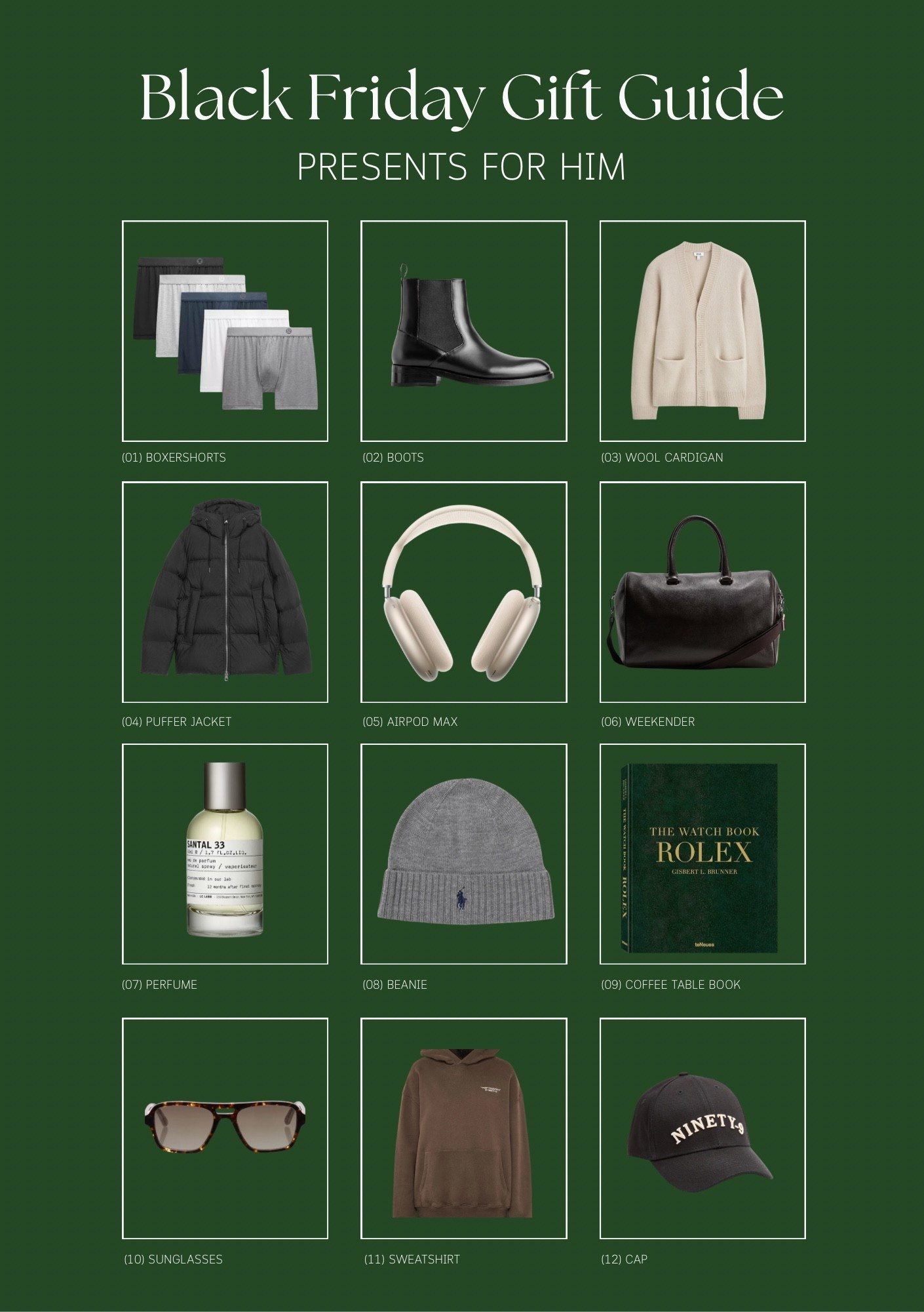 FOR HIM 🤎

#LTKgiftguide #LTKCyberWeek #LTKwinter