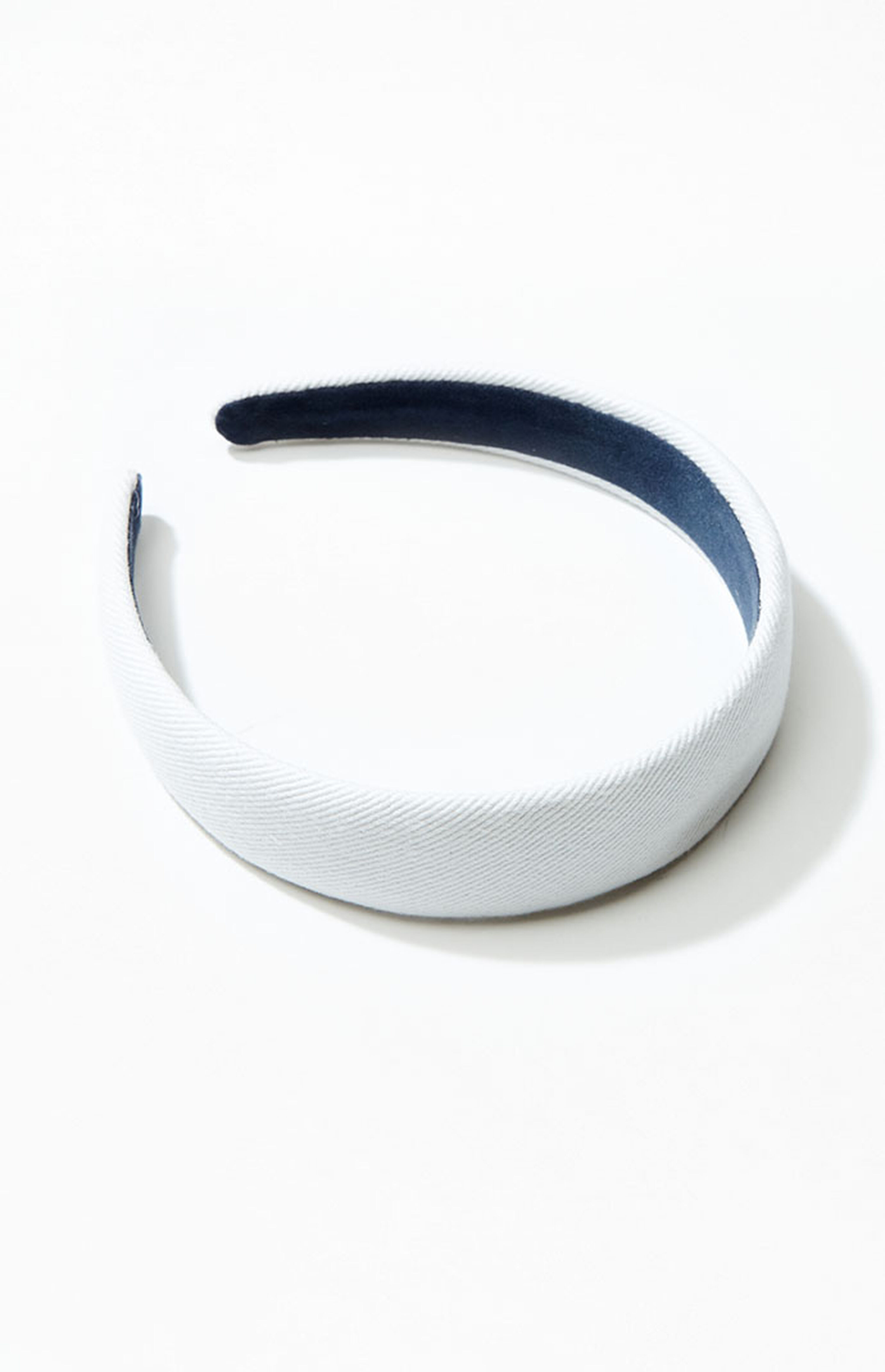 John Galt White Thick Headband | PacSun