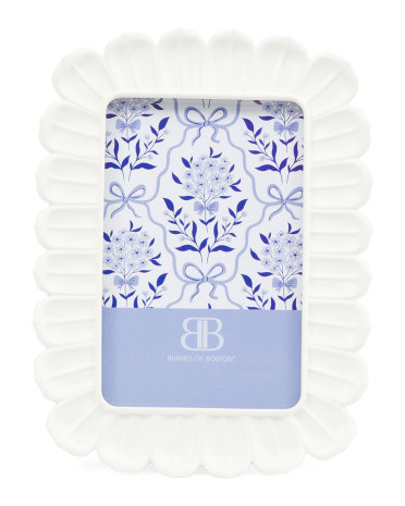 4x6 White Leaves Border Frame | TJ Maxx