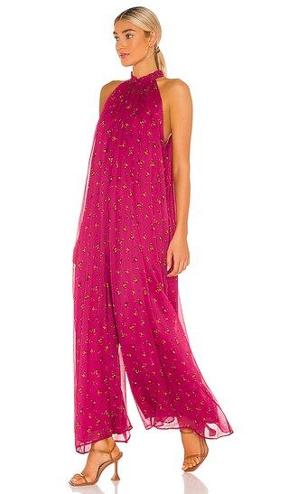 Free People The Edge of Love Jumpsuit in Fuchsia. - size XS (also in S) | Revolve Clothing (Global)