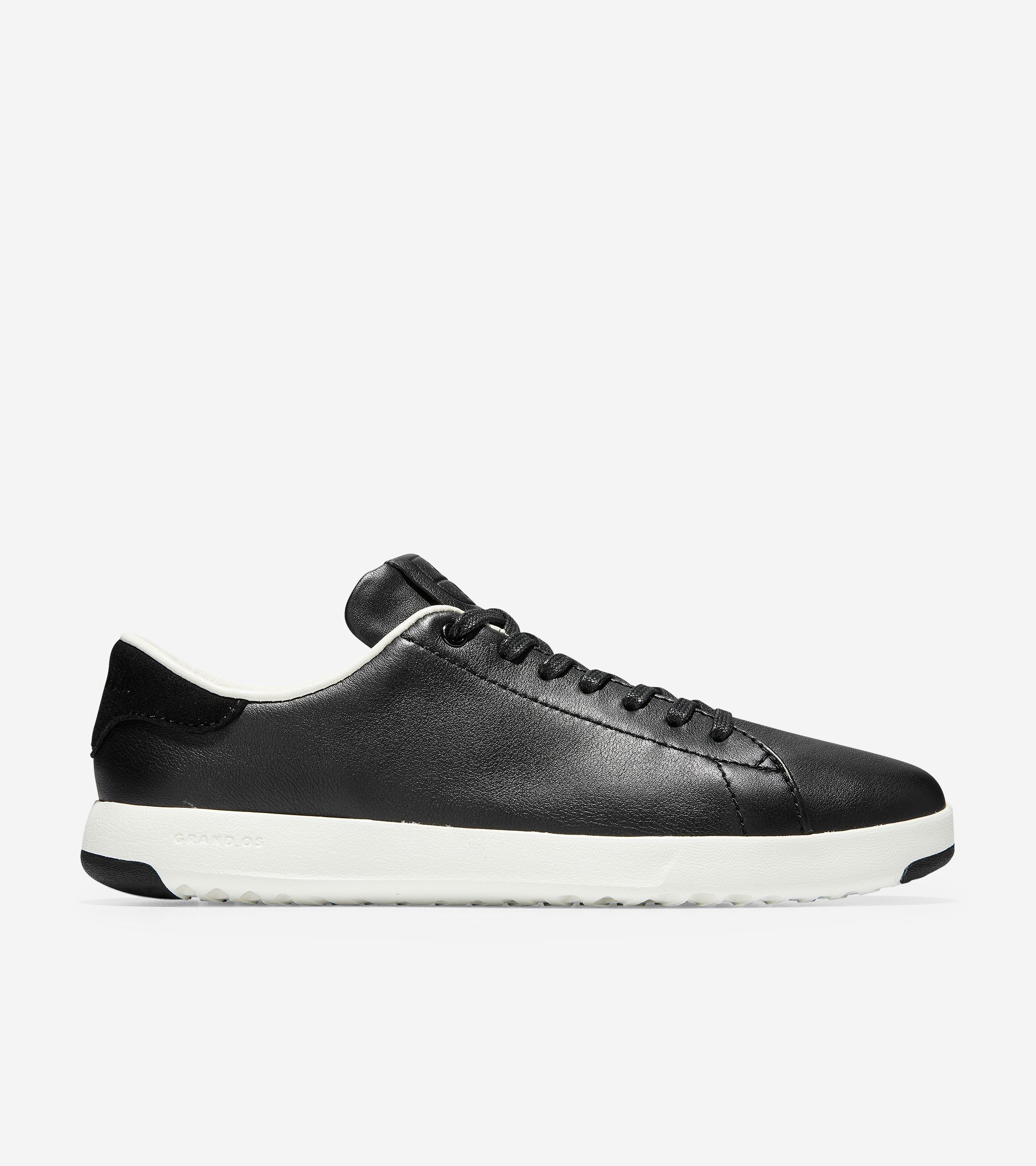 Women's Women's GrandPrø Tennis Sneaker in Black-Optic White | Cole Haan | Cole Haan (US)