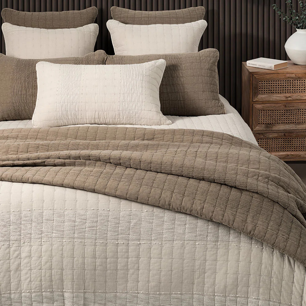 Moss cotton reversible 3 piece coverlet set (Set of 3) | Wayfair North America