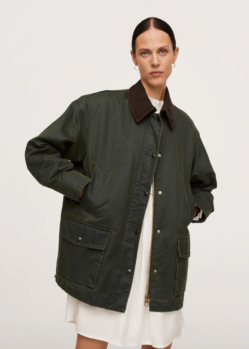 Detachable gilet parka | MANGO (US)