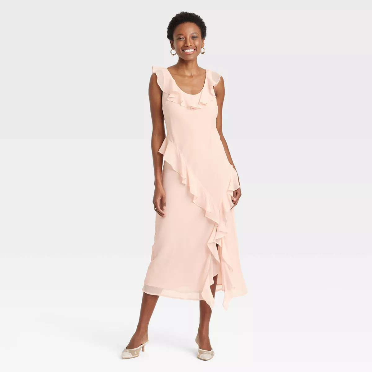 Women's Ruffle Slip Dress - A New Day™ | Target