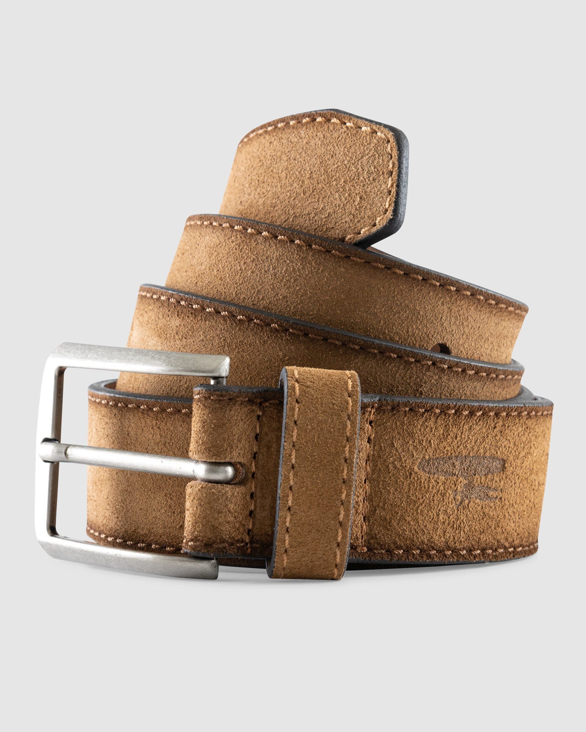 Vintage Suede Leather Belt | johnnie O