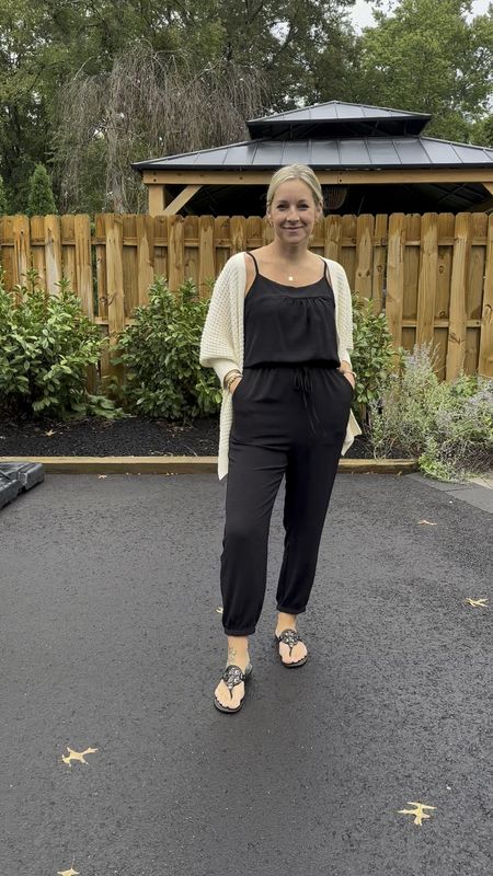 The most comfy outfit ever! This black jumpsuit and Cardi are the perfect fall outfit! Throw some clogs on and you’re good to go!! 

#LTKstyletip #LTKfindsunder50 #LTKworkwear