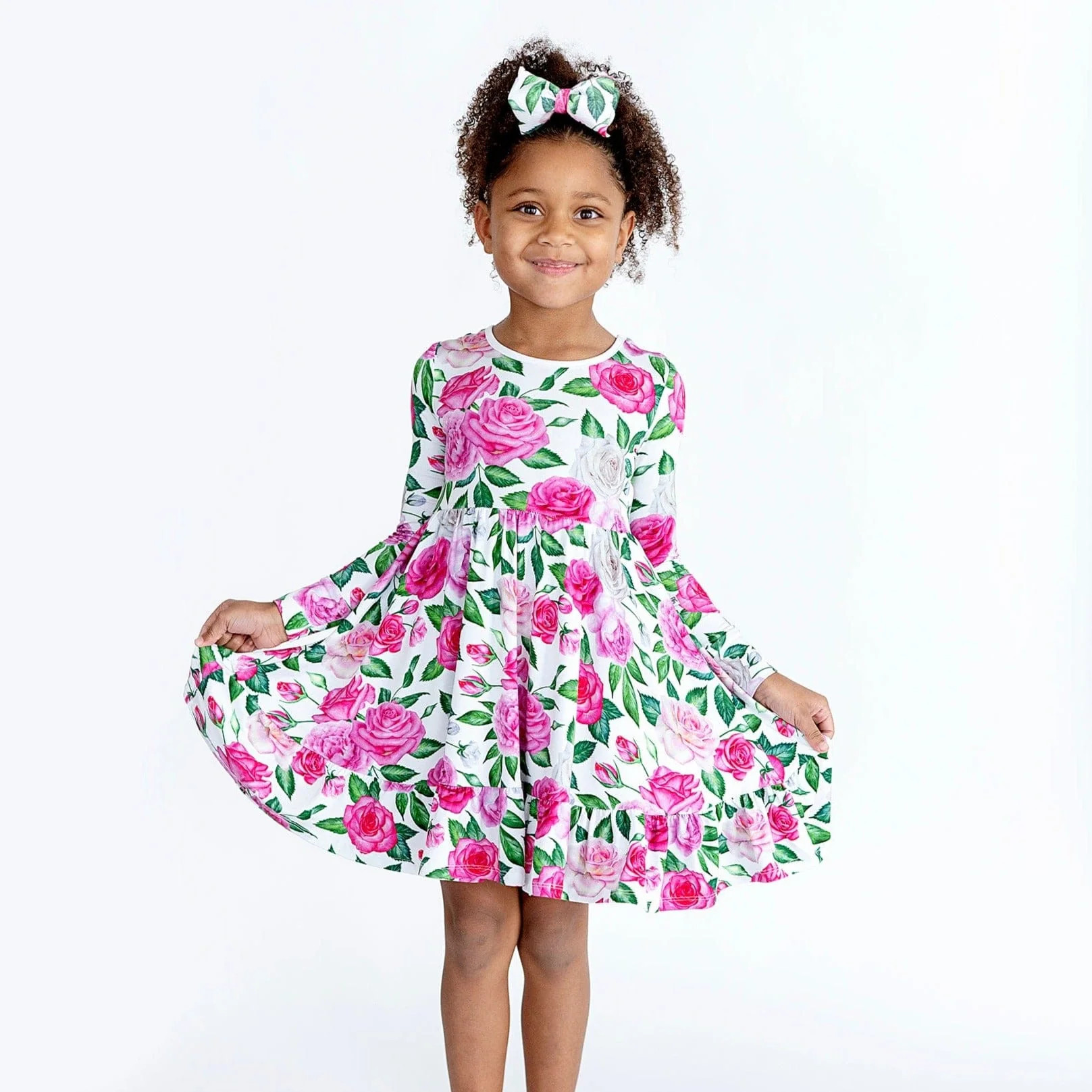 Best Buds Girls Dress and Shorts Set | Bums & Roses