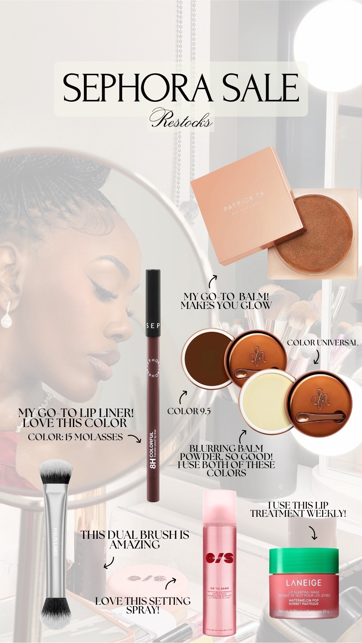 Sephora sale - Restocks ✨

#LTKU #LTKSaleAlert #LTKBeauty