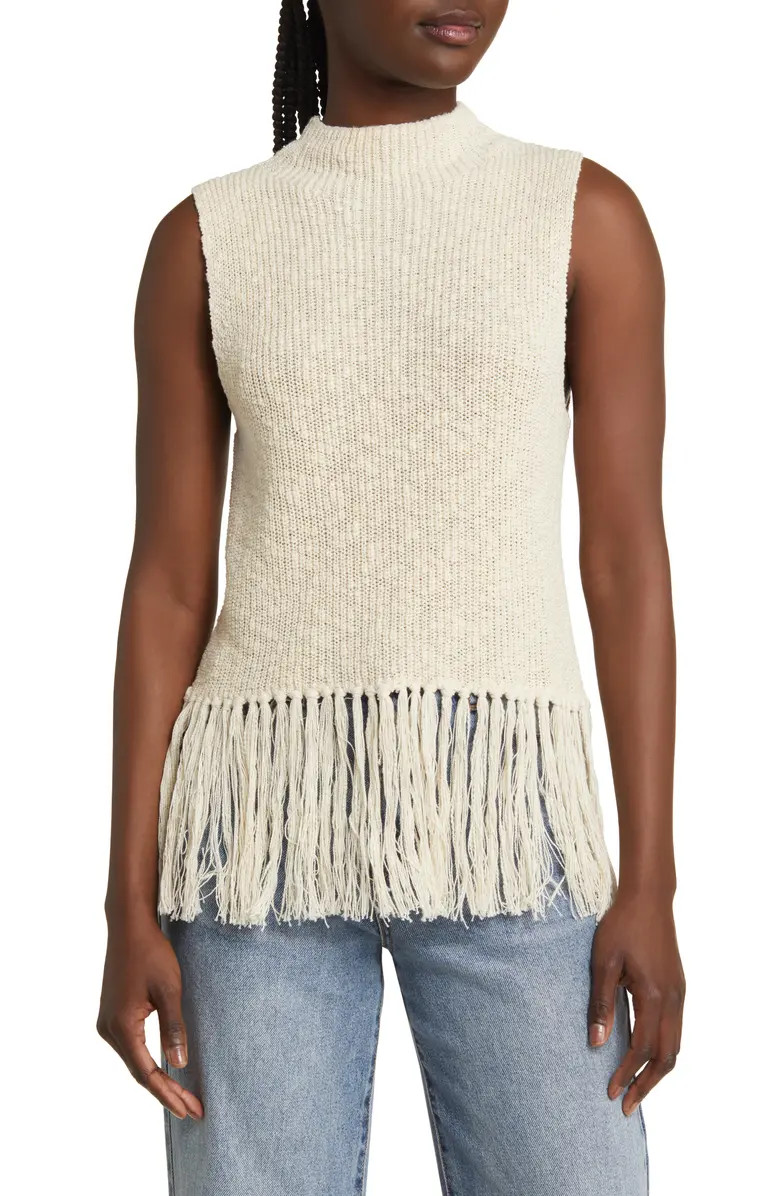 Astrid Fringe Hem Knit Tank | Nordstrom