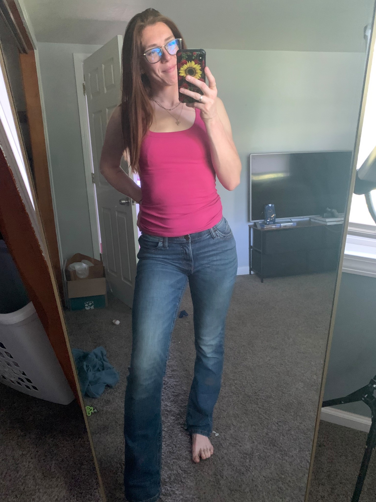 The perfect pair of jeans with the perfect rubbed tank top is chefs kiss 😚 

#LTKStyleTip #LTKSummerEdit #LTKFindsUnder50