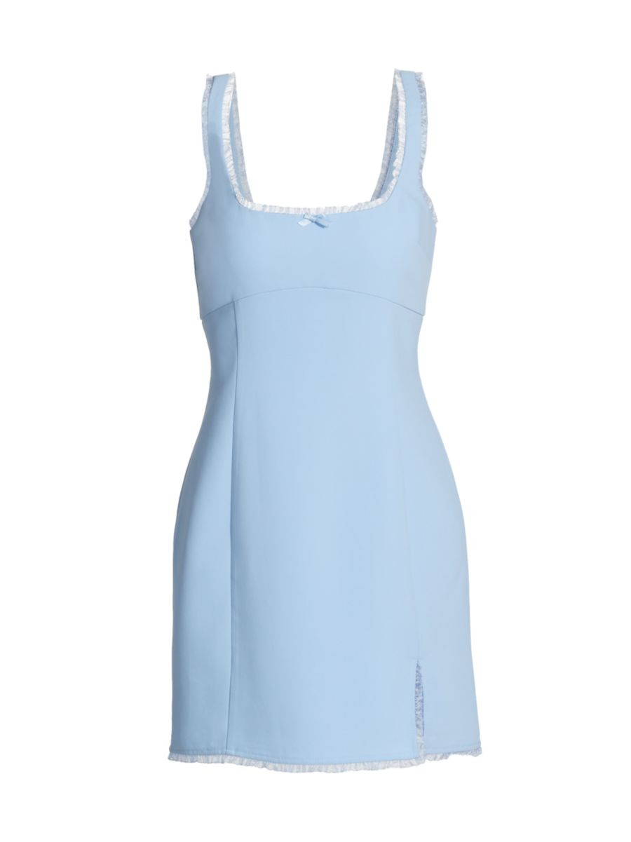 Valetta Squareneck Minidress | Saks Fifth Avenue