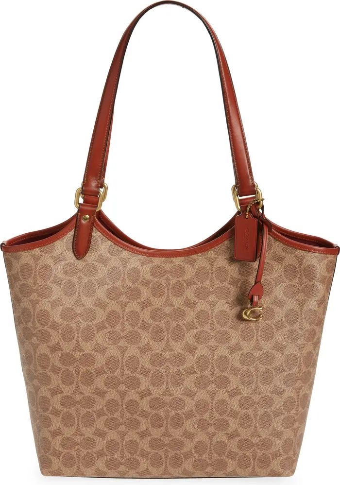 Signature Coated Canvas Day Tote | Nordstrom