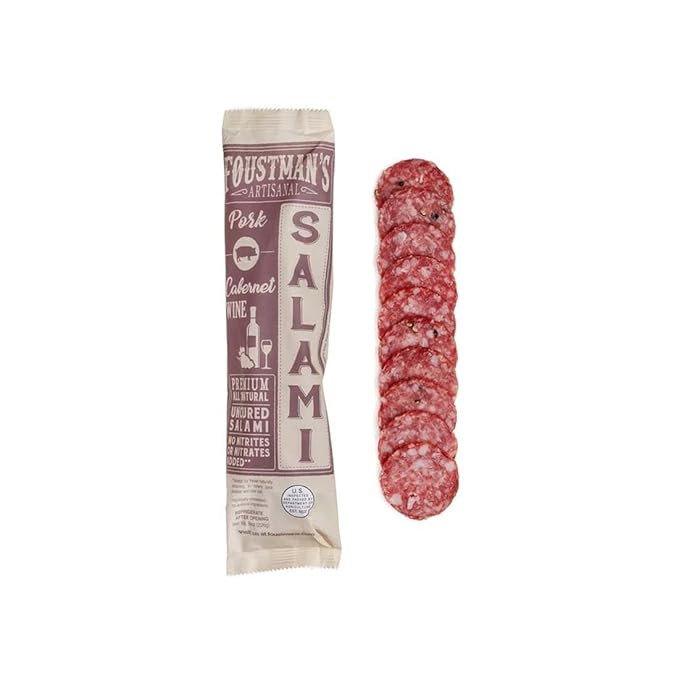 Foustman's Salami (Cabernet Wine) Artisanal, Nitrate-Free, Naturally Cured | Amazon (US)