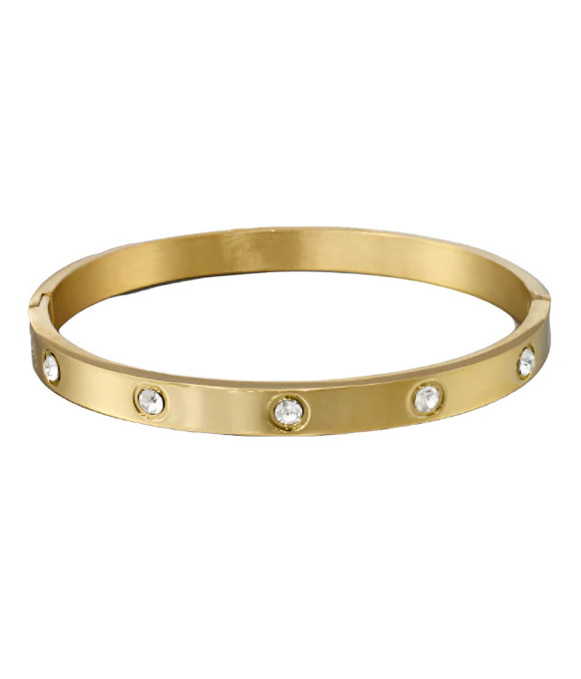 Crystal Engraved Bracelet | Linen & Flax Co