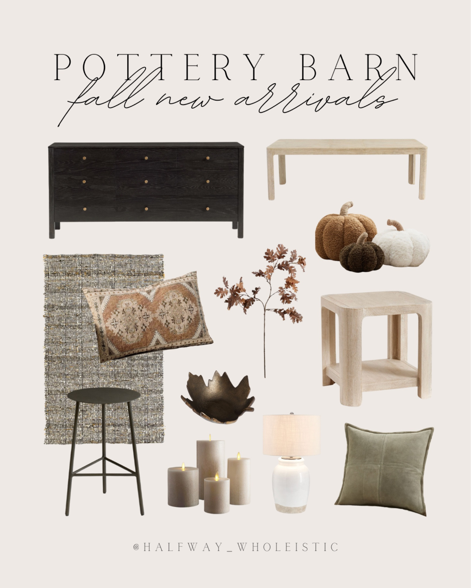 Love all these cozy new fall arrivals at Pottery Barn! 

#autumn #dresser #rug #sidetable #decor 

#LTKstyletip #LTKhome #LTKSeasonal