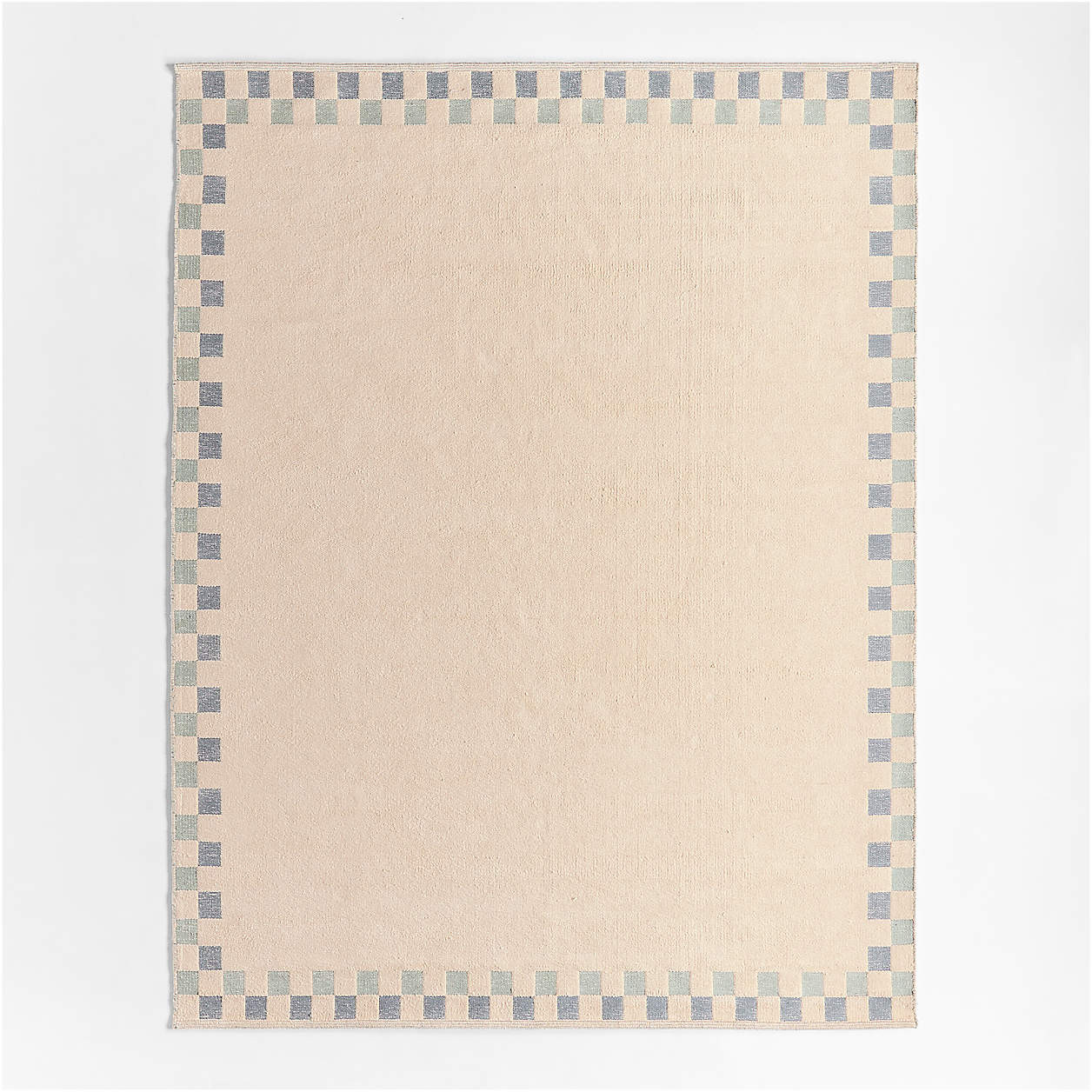 Finish Line Smoke Blue Kids Area Rug 5'x8' | Crate & Kids | Crate & Barrel