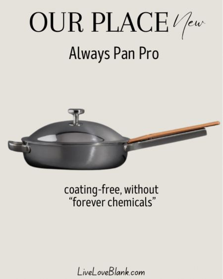 New from our place titanium always pan pro
Coating free without the forever chemicals
Mother’s Day gift idea 

#LTKhome #LTKGiftGuide #LTKfamily