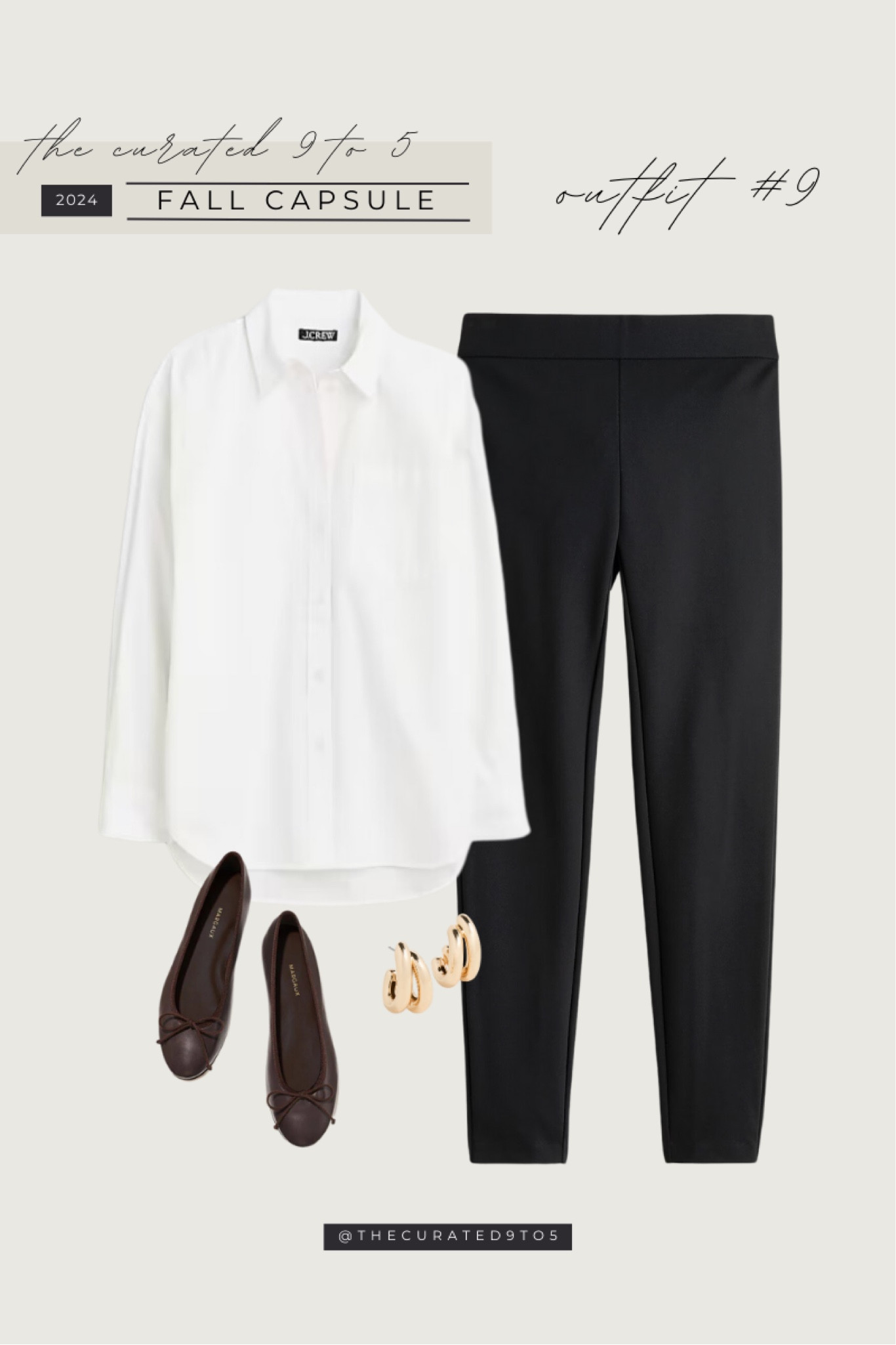 TC9T5 2024 Fall Capsule | Outfit #9

Fall capsule, black ponte, pixie pant, white button Oxford, flats, ballet flats, earrings, gold hoops

#LTKShoeCrush #LTKStyleTip #LTKWorkwear