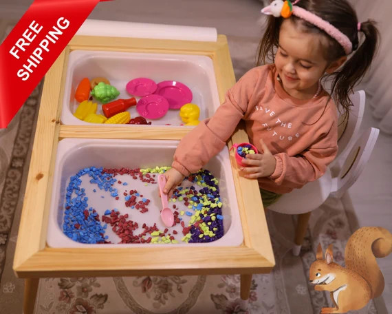 Activity Play Table Kids Sensory Table Activity Table With | Etsy Canada | Etsy (CAD)