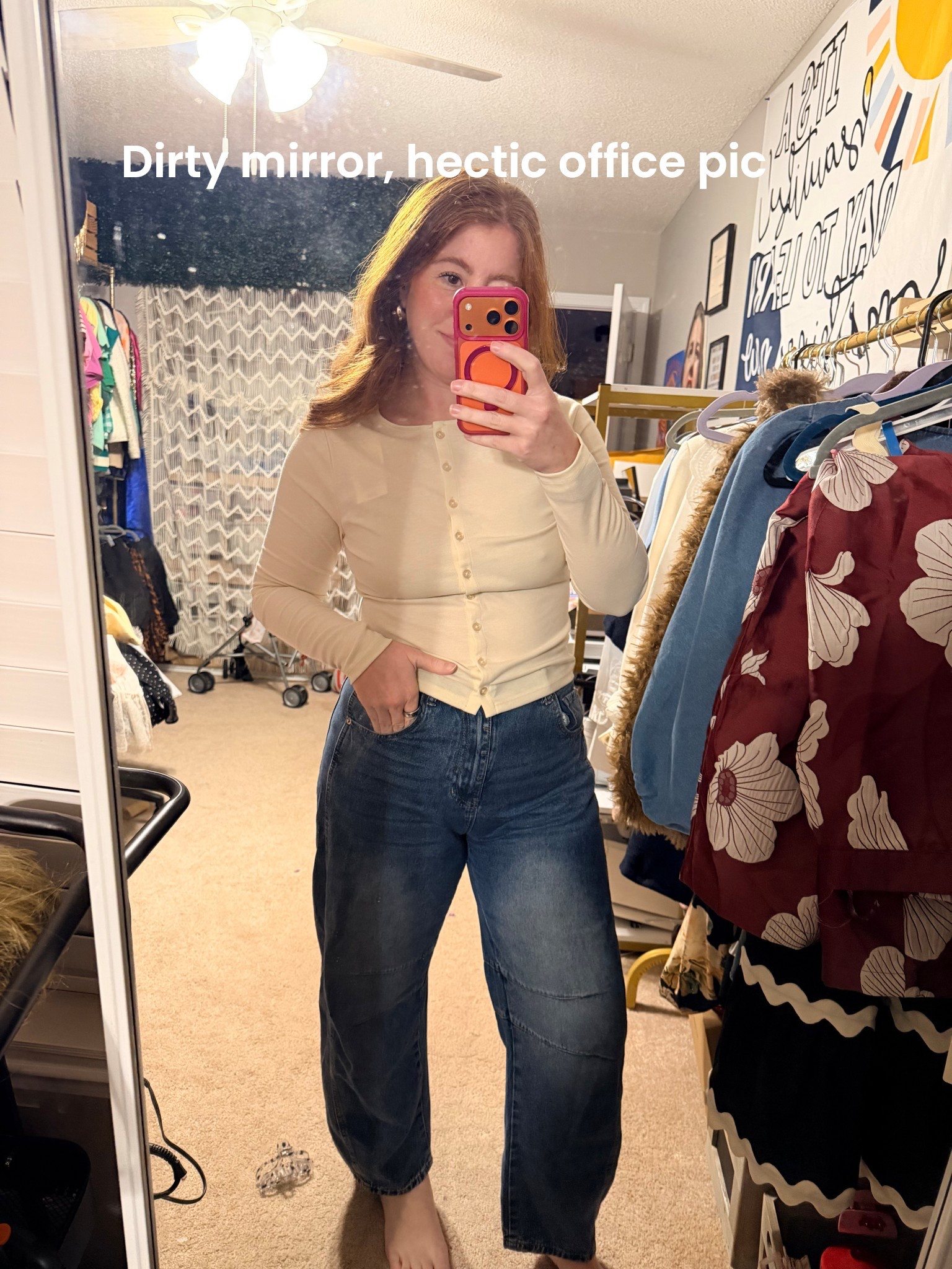 Had to snag a quick, very unaesthetic pic of this Target spring top because it was too good not to share 🤍 It’s that top-meets-cardigan style I’m obsessed with right now—soft, lightweight, and easy to throw on for work, errands, or casual days. I grabbed it in cream, but it comes in multiple colors and layers perfectly for spring weather. Cozy without feeling bulky, and such an easy outfit maker. These tops are very in and this one was affordable! 

#LTKMidsize #LTKPetite #LTKootd