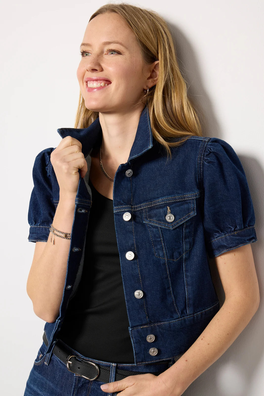PAIGE Women's Kendra Denim Jacket, Size XS, Blue | Evereve