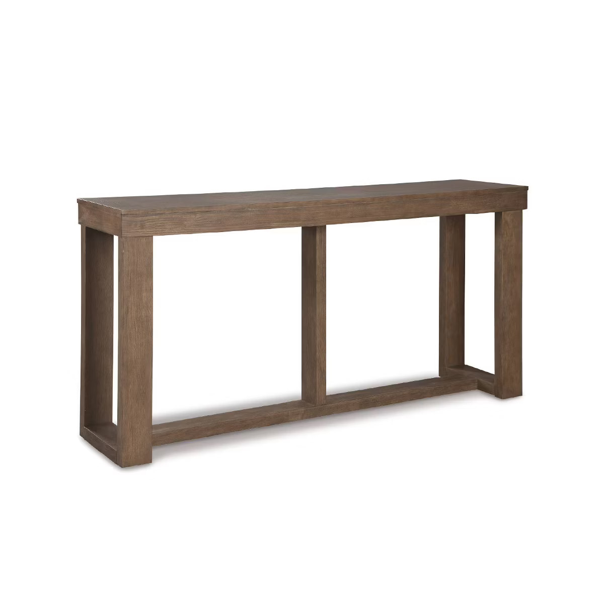 Cariton Sofa/Console Table Gray - Signature Design by Ashley: Plank-Effect, Farmhouse Style | Target