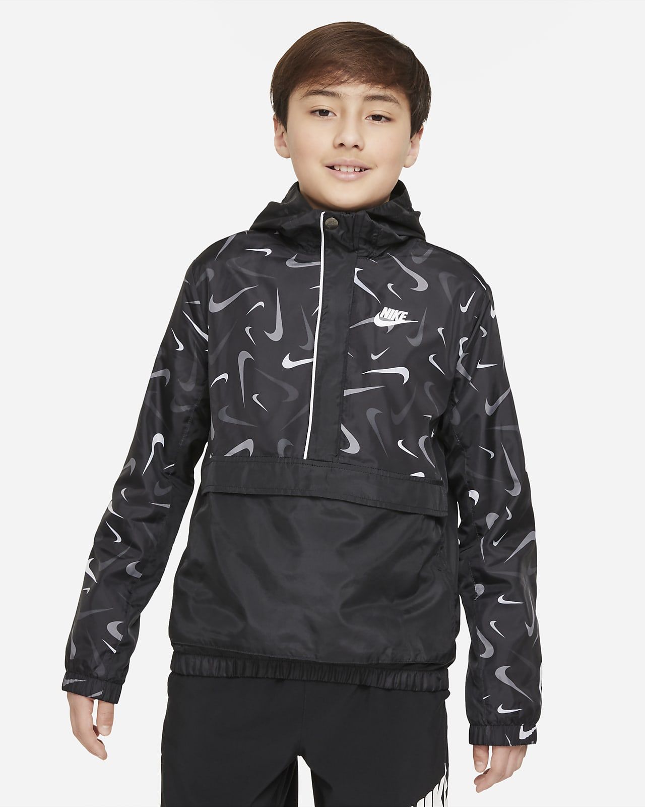 Big Kids' (Boys') Woven Printed Anorak Jacket | Nike (US)