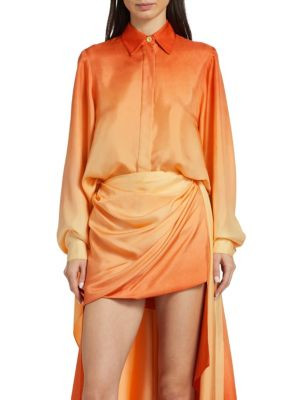 Tranquillity Gradient Silk Scarf Shirt | Saks Fifth Avenue OFF 5TH