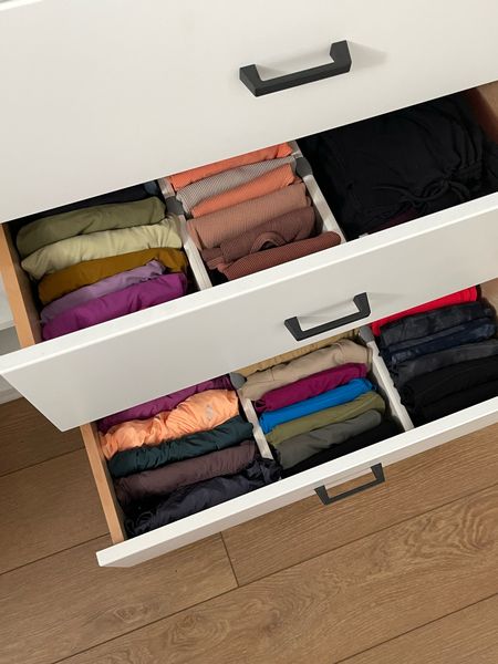 Recent amazon buys! Drawer closet organizers for clothes - 10/10 

#LTKunder50 #LTKhome