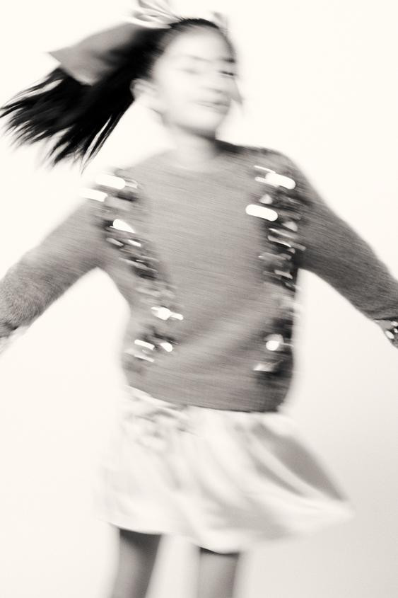 SEQUIN KNIT JUMPER | Zara US