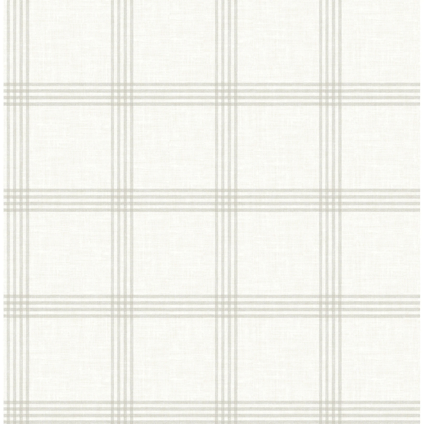 Chesapeake Twain Light Grey Plaid Wallpaper | Bed Bath & Beyond