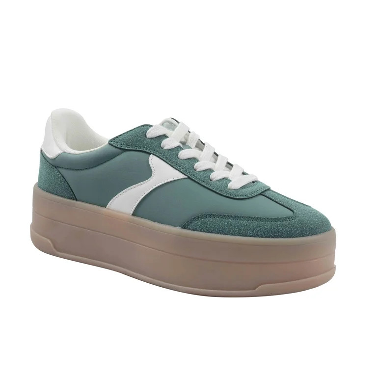 No Boundaries Platform Sporty Sneakers, Women's | Walmart (US)