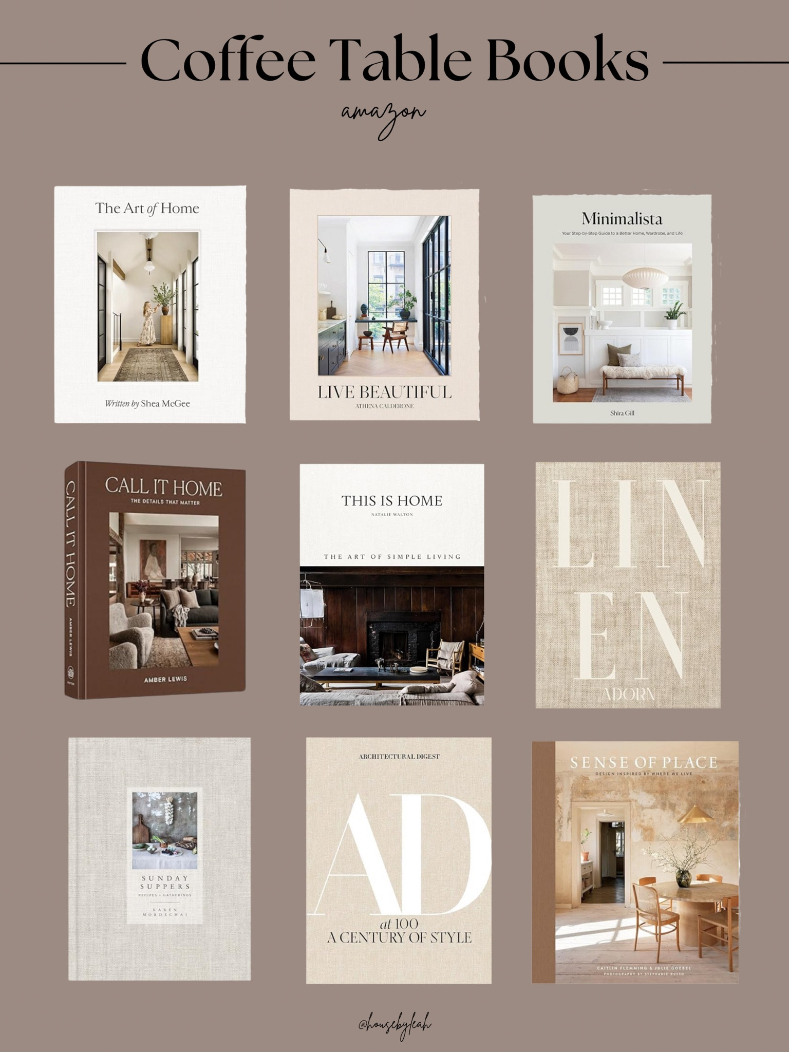 Coffee table books linked below!

#LTKFindsUnder50 #LTKHome #LTKSeasonal