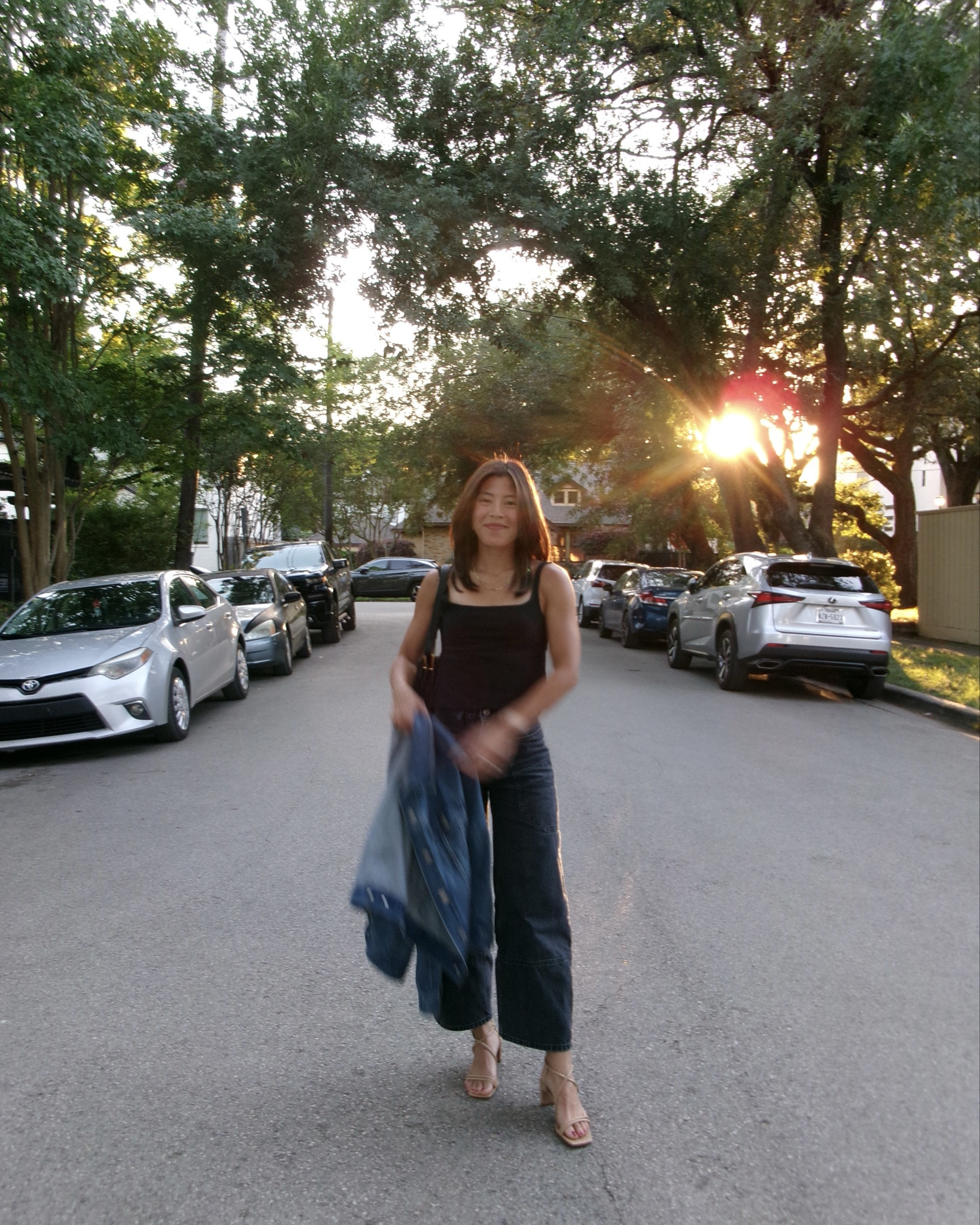 All black with denim jacket 🖤💙

#LTKSeasonal #LTKFindsUnder100 #LTKPetite