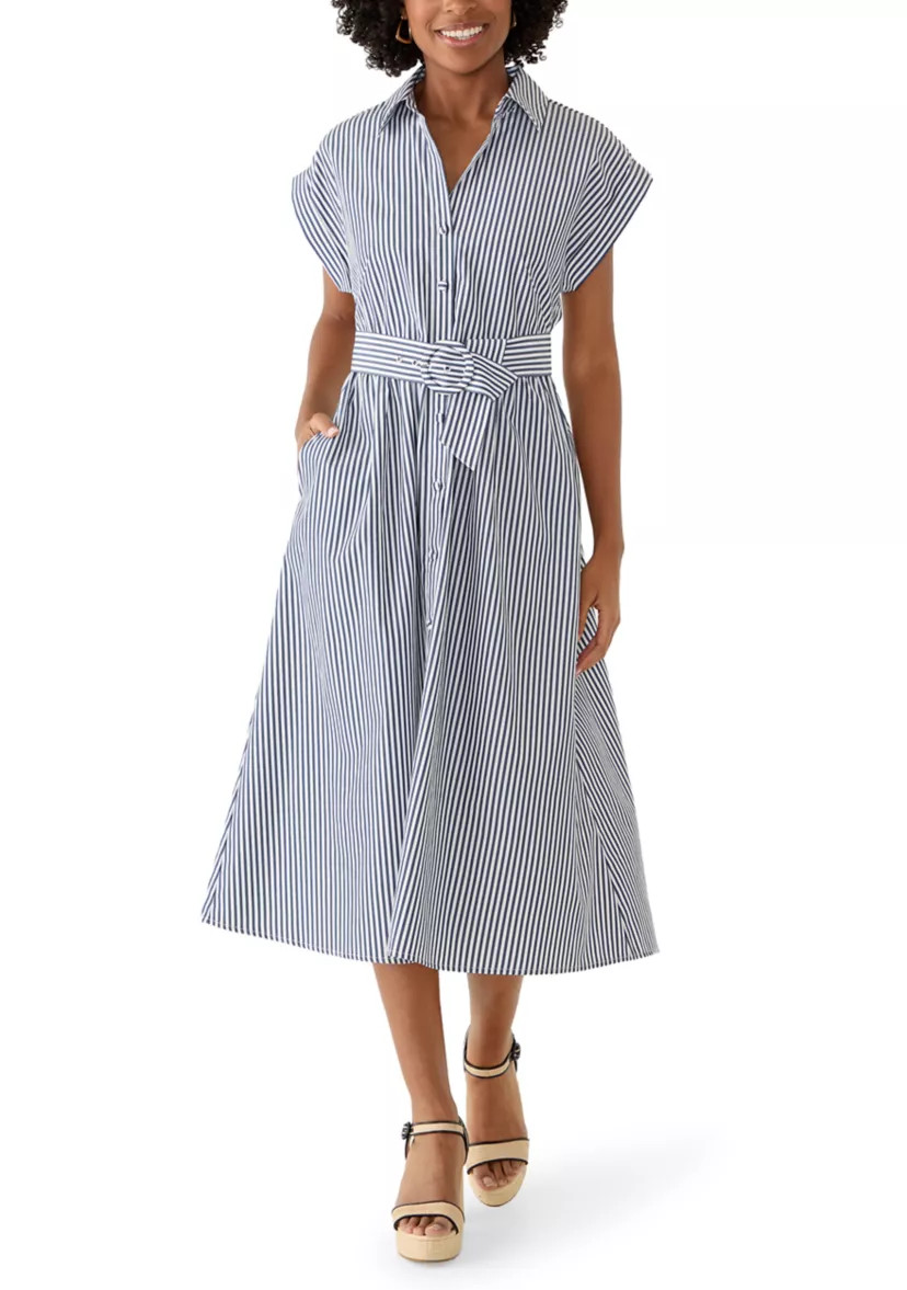Women's Striped Shirtdress | Belk