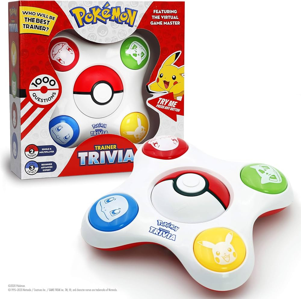 Pokemon Trainer Trivia Featuring the Virtual Game Master 2 Modes Single & Multiplayer, 3 Play Lev... | Amazon (US)