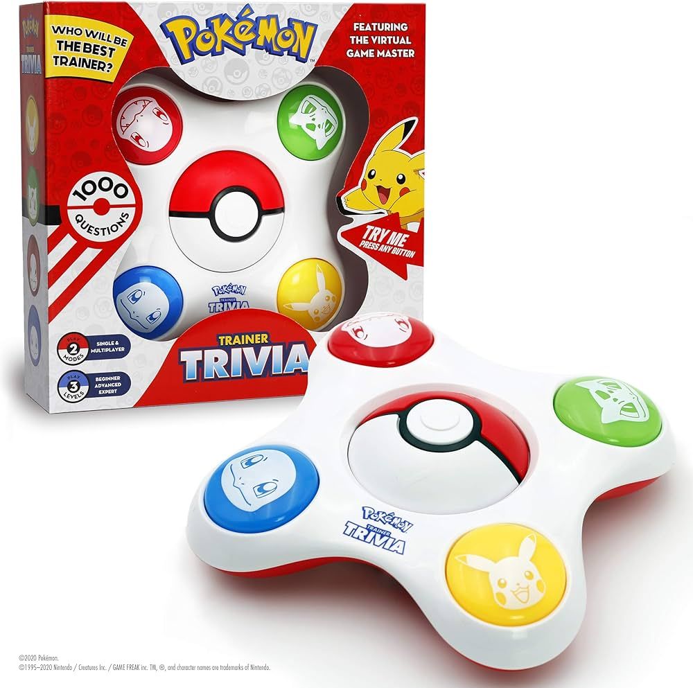 Pokemon Trainer Trivia Featuring the Virtual Game Master 2 Modes Single & Multiplayer, 3 Play Lev... | Amazon (US)