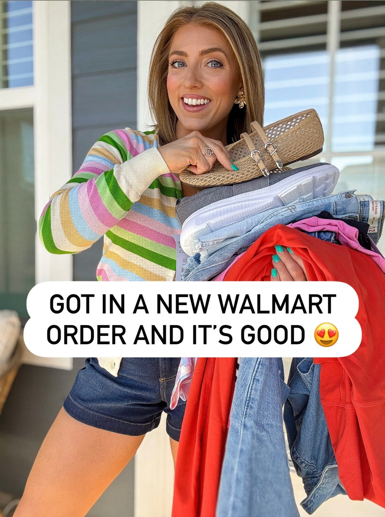Obsessed with this Walmart order 🤩 so many GOOD everyday finds!!

From cute everyday tops and easy mom outfits to the best athletic pieces, comfy sneakers, and even a few picks for my daughter + husband… this haul is full of affordable pieces you’ll actually wear on repeat 🙌

Everything is giving elevated basics without the high price tag and perfect for busy days, school drop off, errands, workouts, and everything in between 👏

If you love a good Walmart run… this one is SO worth it!!

#walmartfashion #walmartfinds #walmartstyle #affordablefashion #momstyle #everydayoutfits #casualstyle #athleisurewear #budgetfriendlyfashion #outfitideas #familystyle #walmarthaul #everydaystyle #lookforless #springoutfits

#LTKootd #LTKPetite #LTKActive
