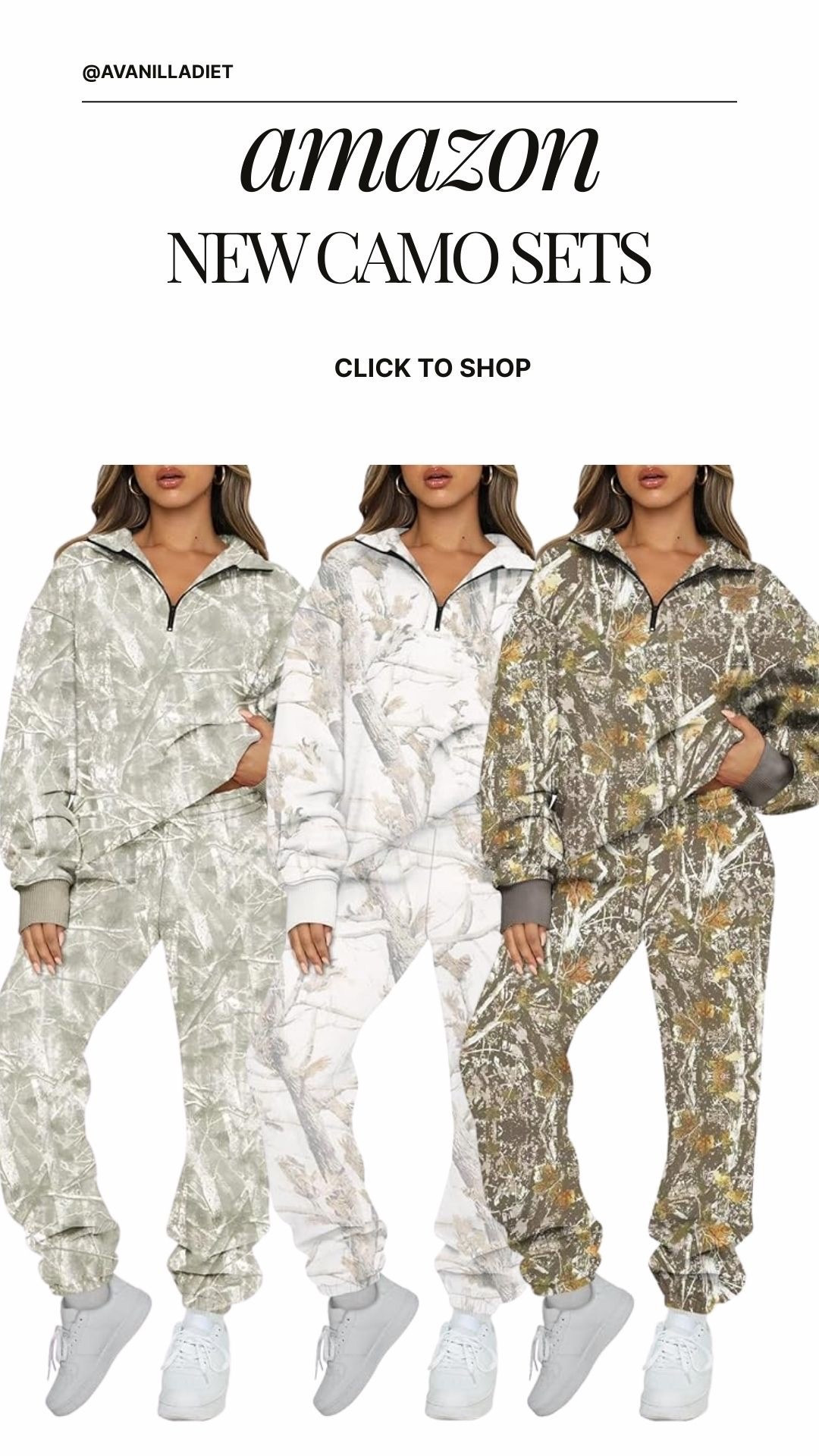 🖤 Amazon new camo sets 🖤 so cute!! 

#amazonfashion #camoset #loungewearstyle #athleisurewear #ltkstyle #trendingnow #amazonfinds

#LTKSeasonal #LTKActive