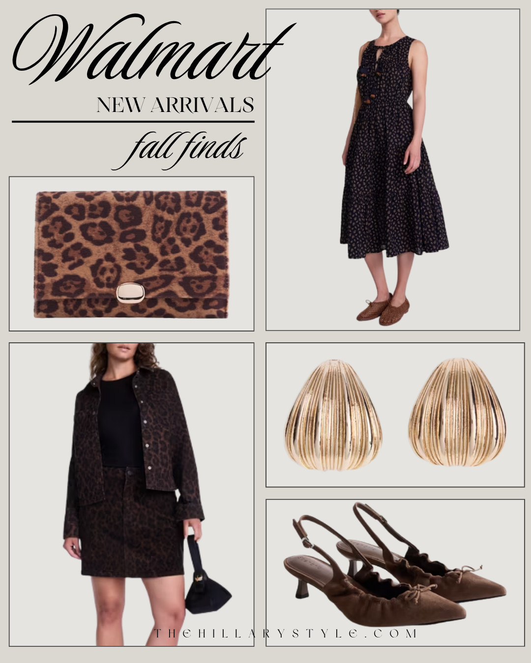 Walmart Fall Fashion Finds: Chocolate & Leopard Print

Walmart’s newest fall fashion finds are leaning into two of the season’s biggest trends: leopard print and rich chocolate brown. From statement bags and matching sets to fall dresses, sculptural gold earrings, and chic slingback heels, these affordable Walmart finds make it easy to add a polished, trend-forward update to your fall wardrobe.

#WalmartFashion #WalmartFinds #WalmartStyle #WalmartNewArrivals #FallFashion #FallOutfits #FallStyle #AffordableFashion #LeopardPrint #AnimalPrint #ChocolateBrown #BrownTrend #FallShoes #FallAccessories #SlingbackHeels #DesignerInspired #LTKFashion #LTKFinds #PinterestFashion #TheHillaryStyle 

 

#LTKOver40 #LTKSeasonal #LTKootd