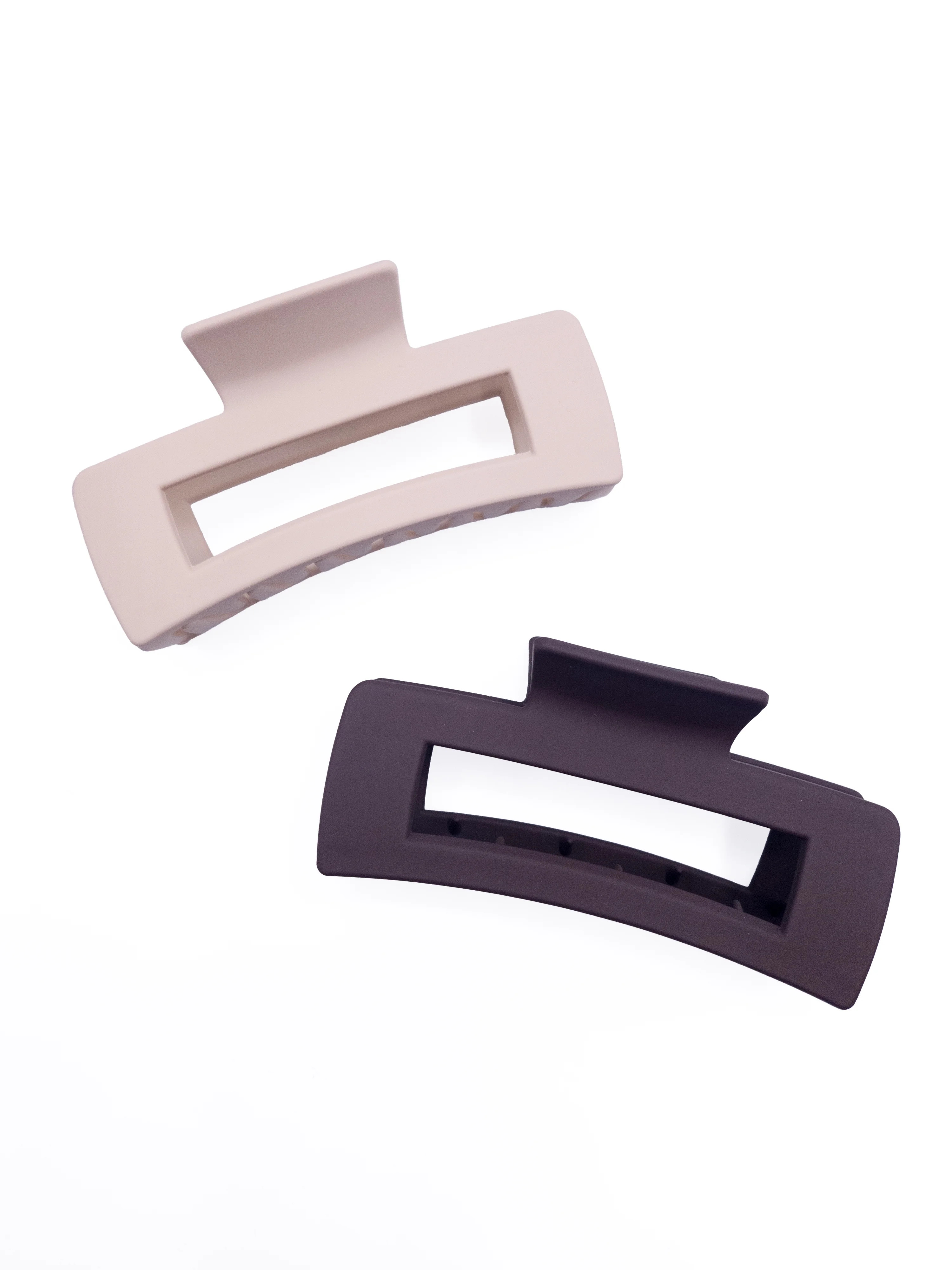 Time and Tru Hair Claw Clip Adult, Brown, (2-Pack) | Walmart (US)