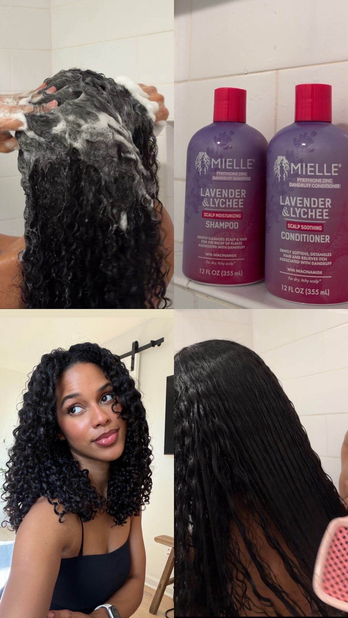 #ad The process vs the results! Loving the NEW Lavender & Lychee Scalp Collection from @Target @MielleOrganics 🤍 #mielleLavender&Lychee #TargetStyle #Target #TargetPartner

#LTKgrwm #LTKBeauty
