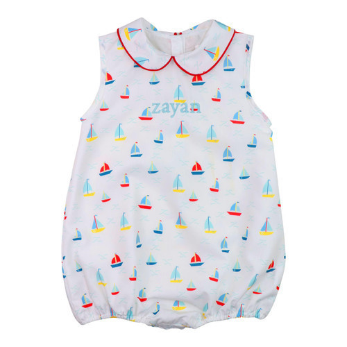 Multicolored Sailboat Print Bubble | Cecil and Lou