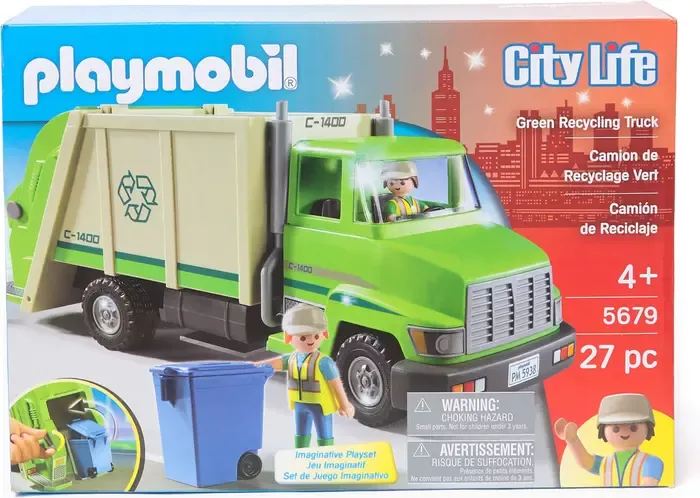 Playmobil City Life Recycling Truck Set