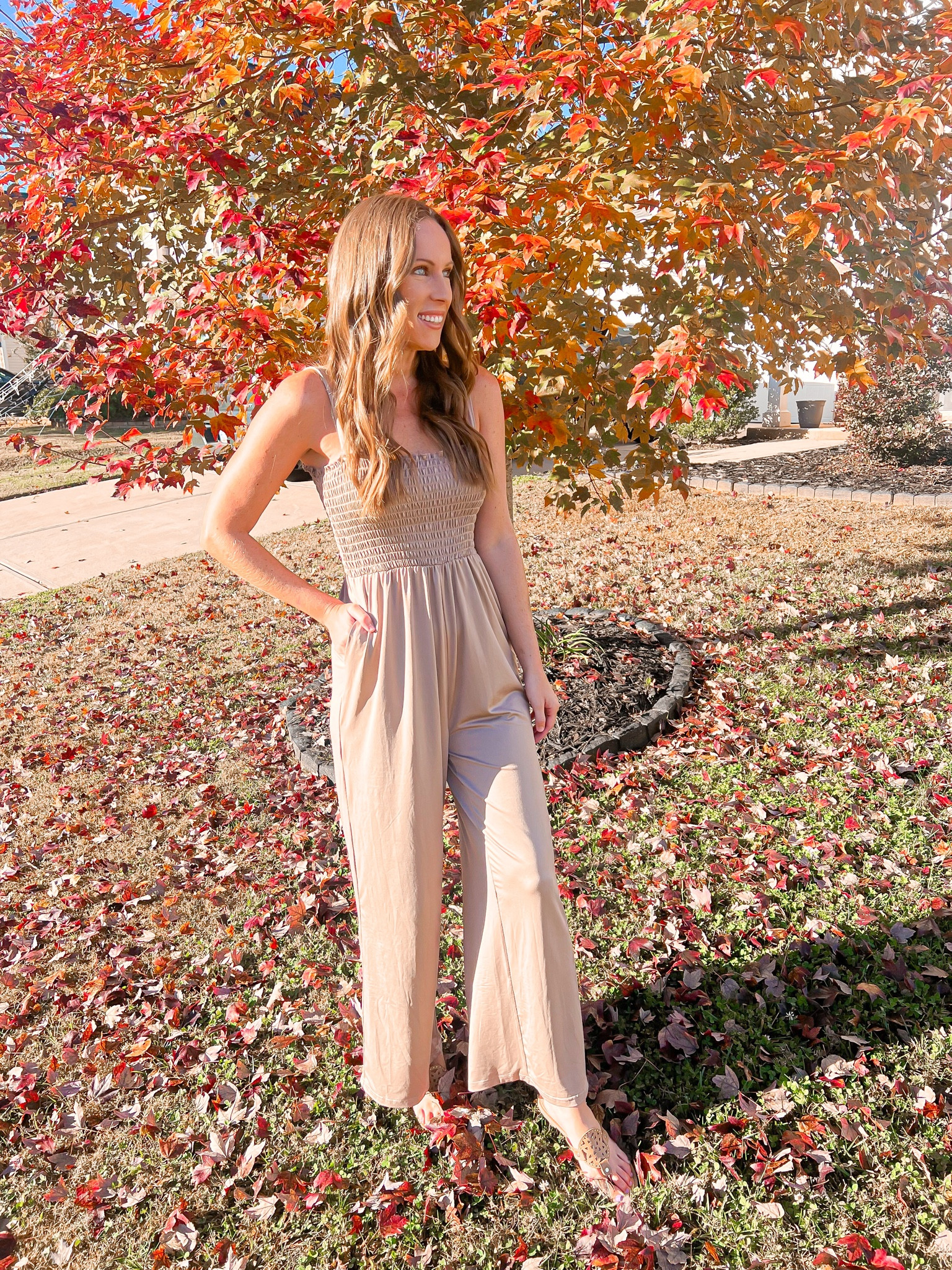 Falling for this jumpsuit 🍂🤎

Size small - so comfy! & chic ! I would buy all them ! Made the cutest travel outfit - will be posting again in how I styled 🤎

Amazon fashion, Amazon must have , fall fashion, jumpsuit , women’s fashion, fall outfit, what I wore , travel outfit , neutral outfit 

#LTKfindsunder50 #LTKSeasonal #LTKstyletip
