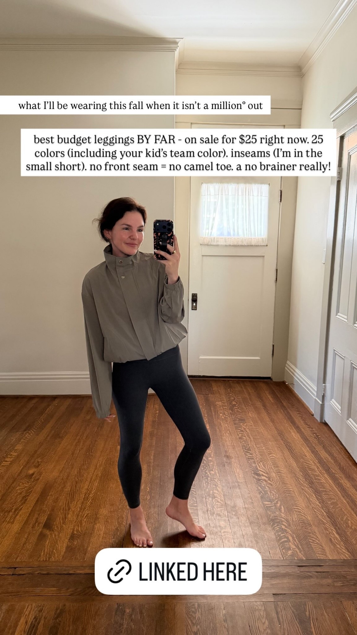 what I’ll be wearing this fall when it isn’t a million° out  best budget leggings BY FAR - on sale for $25 right now. 25 colors (including your kid’s team color). inseams (I’m in the small short). no front seam = no camel toe. a no brainer really!

#LTKActive #LTKootd #LTKmomlife