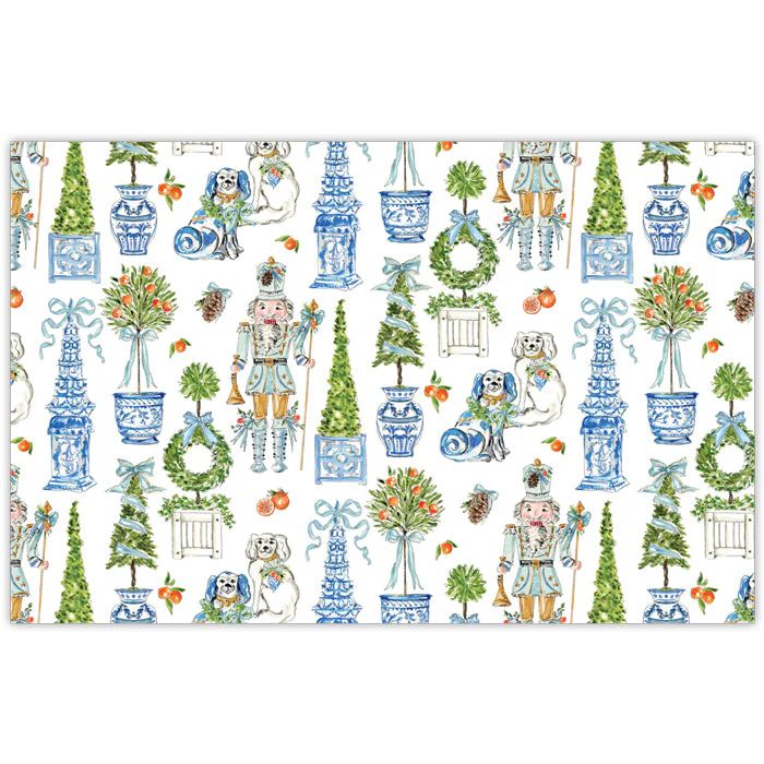 Citrus Nutcracker Pattern Placemats | Rosanne Beck Collections