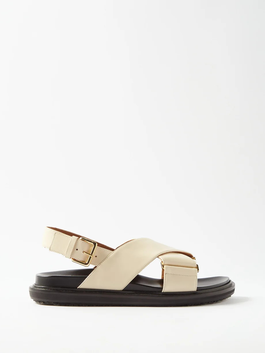 Fussbett leather sandals | Marni | Matches (US)