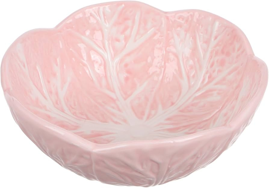 Mikinona Cabbage Plates Dinner Plates Ceramic Candy Dish Guesthouse Hotel Tea Room Elegant Displa... | Amazon (US)
