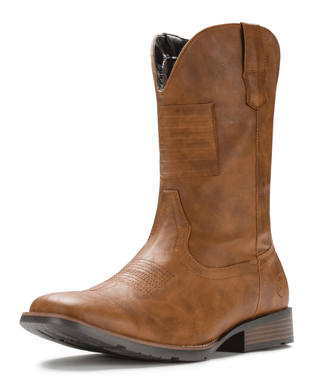 IUV Western Square Toe Cowboy Boots for Men Western , Sizes 7-14 - Walmart.com | Walmart (US)